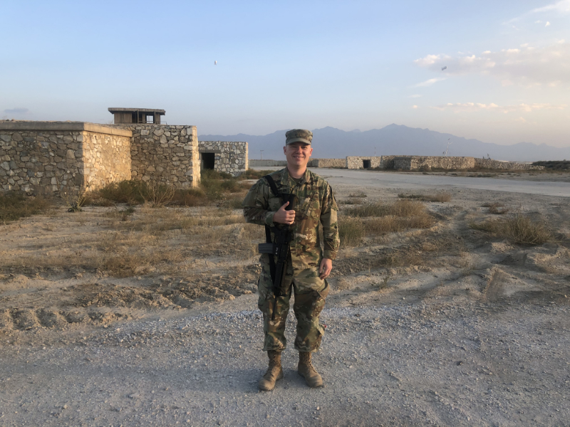 Lieutenant Colonel John Cobern at Bagram Airfield-BAF, Afghanistan